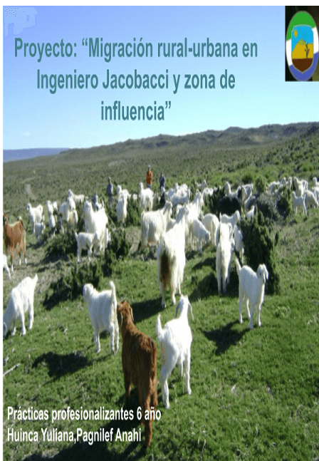 Proyecto: Migración rural-urbana en Ingeniero Jacobacci y zona de influencia